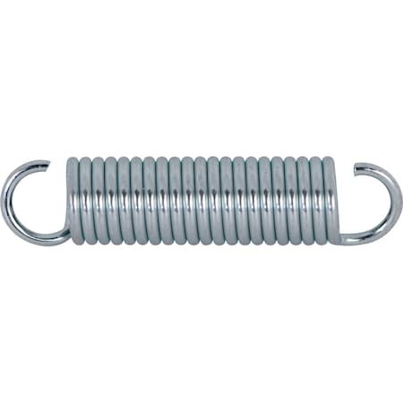 Prime-Line Extension Spring, 7 in. x 2 in. x 0.062 in., Steel, Single Loop, PK2 SP 9609